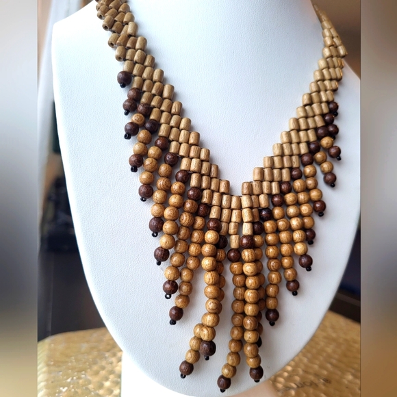 Bohemian Beaded Necklace - Picture 4 of 9